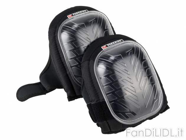 Ginocchiere in gel Parkside, prezzo 5.99 € 
1 paio 
- Con lato anteriore incolore ...