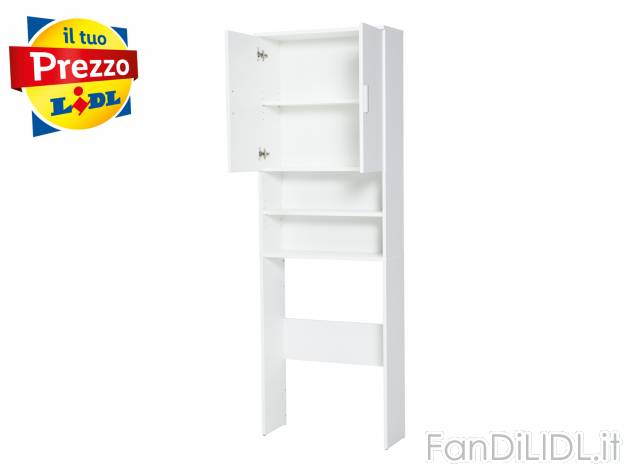Mobile per lavatrice Livarno Living, prezzo 34.99 € 
- Ripiani regolabili in ...
