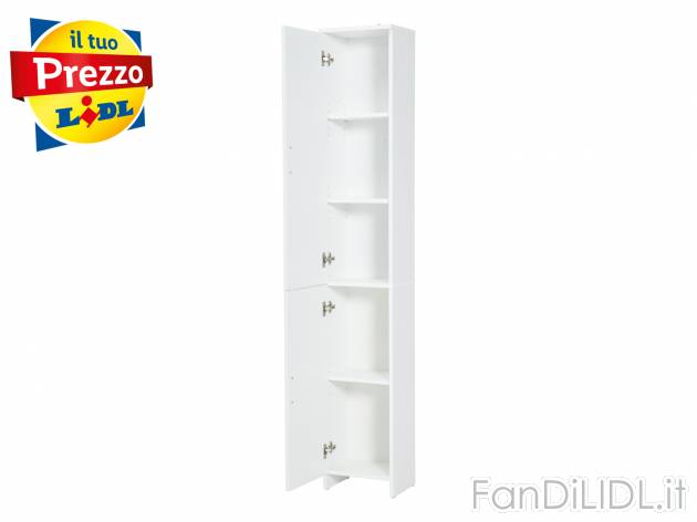 Armadietto a colonna Livarno Living, prezzo 34.99 € 
- 3 ripiani regolabili in ...