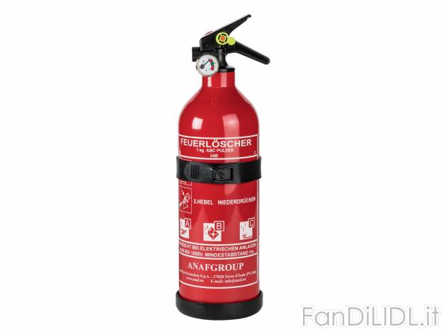 Estintore Anaf, prezzo 9.99 &#8364;  
1kg
Caratteristiche