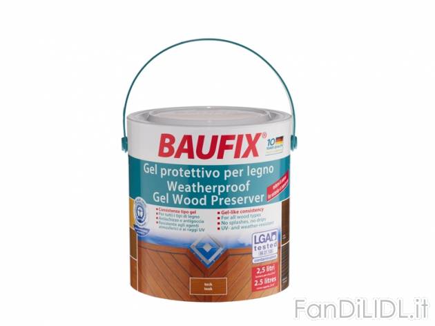 Gel protettivo per legno , prezzo 9,99 &#8364; per Alla confezione 
- Resistente ...