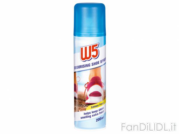 Deodorante per scarpe/ piedi al mentolo , prezzo 1.49 &#8364; per 200 ml confezione