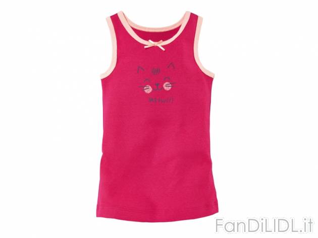 Canotta da bambina Lupilu, prezzo 4,99 &#8364; per Alla confezione 
- 100% cotone ...