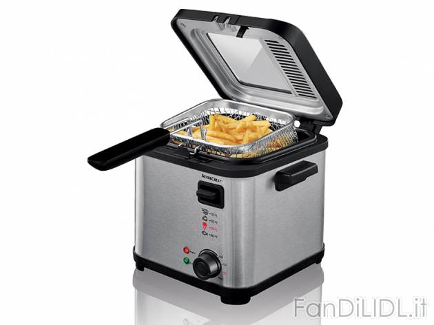 Mini friggitrice 2 in 1 , prezzo 19,99 &#8364; per Alla confezione 
- Impostazione ...