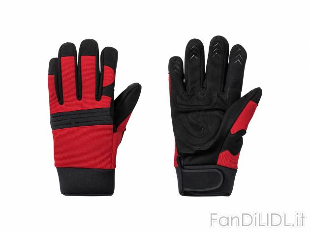 Guanti da lavoro Parkside, prezzo 6.99 € 
Misure: 8-11 
- Foderati
- Punte ...