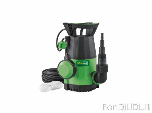 Pompa ad immersione Florabest, prezzo 34,99 &#8364; per Alla confezione 
- Interruttore ...