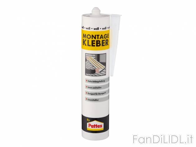 Colla per montaggio, 400g , prezzo 2,49 &#8364; per Alla confezione 
- Priva ...