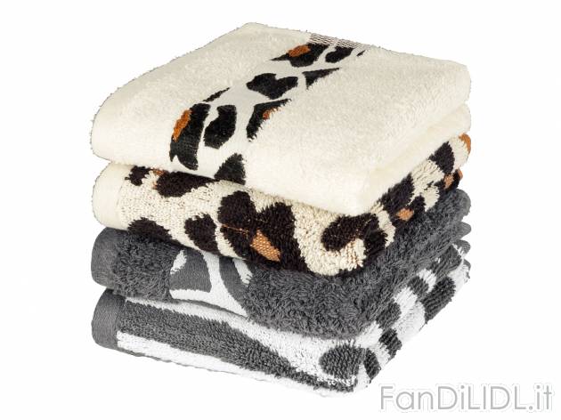 Asciugamano Miomare, prezzo 5.99 € 
4 pezzi - 30 x 50 cm 
- In puro cotone
Caratteristiche ...