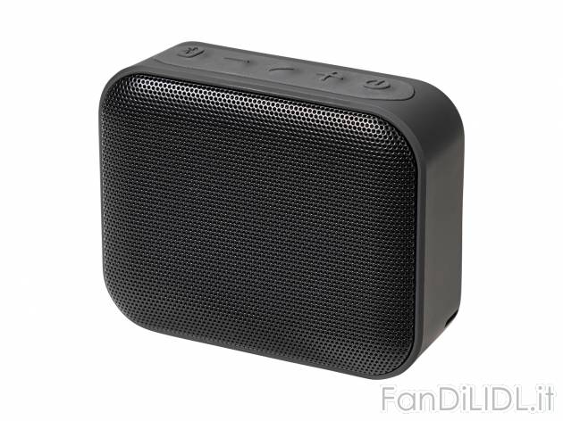 Altoparlante Bluetooth Silvercrest, prezzo 14.99 € 
- Funzione True Wireless ...