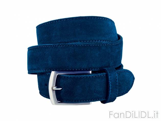 Cintura in cuoio da uomo Livergy, prezzo 9,99 &#8364; per Alla confezione 
- ...