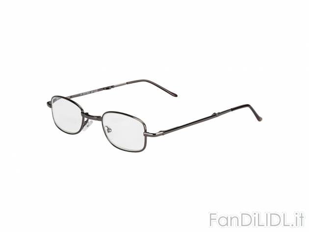 Occhiali da lettura pieghevoli Auriol Eyewear, prezzo 3.99 € 
- Custodia rigida ...