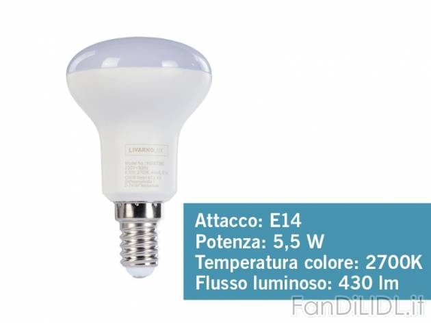 Faretto LED 4/5,5/7W , prezzo 4,99 &#8364; per Alla confezione 
- A scelta ...