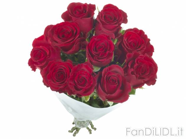 Mazzo di rose 10 steli , prezzo 1,99 &#8364; per Al mazzo 
-  In diversi colori