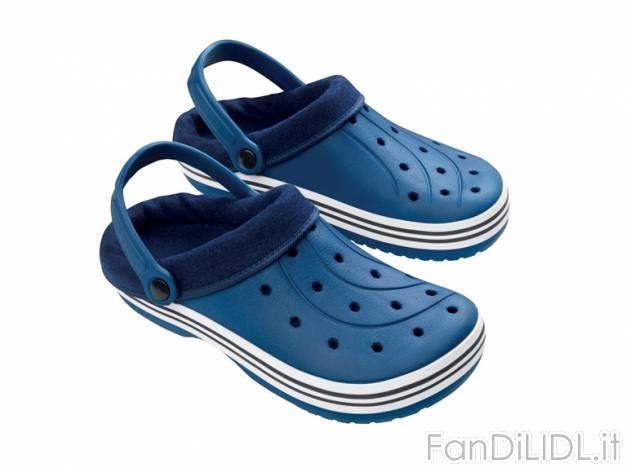Clogs imbottite da uomo Livergy, prezzo 5,99 &#8364; per Alla confezione 
- ...