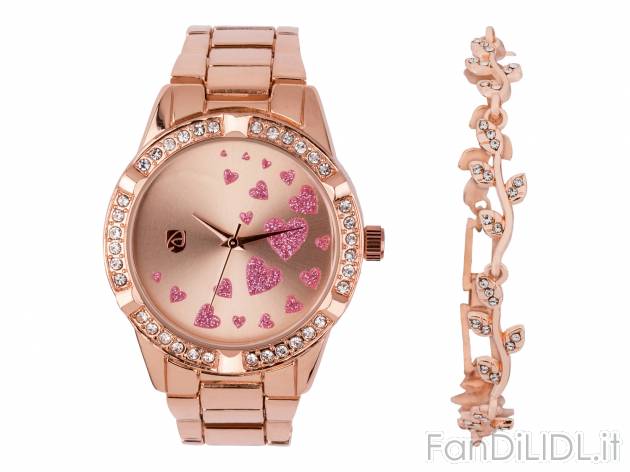 Set orologio e braccialetto da donna Auriol, prezzo 9.99 € 
- Orologio al quarzo
- ...