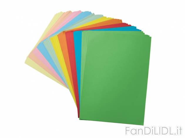 Carta colorata A4 United Office, prezzo 3,99 &#8364; per Alla confezione 
- ...