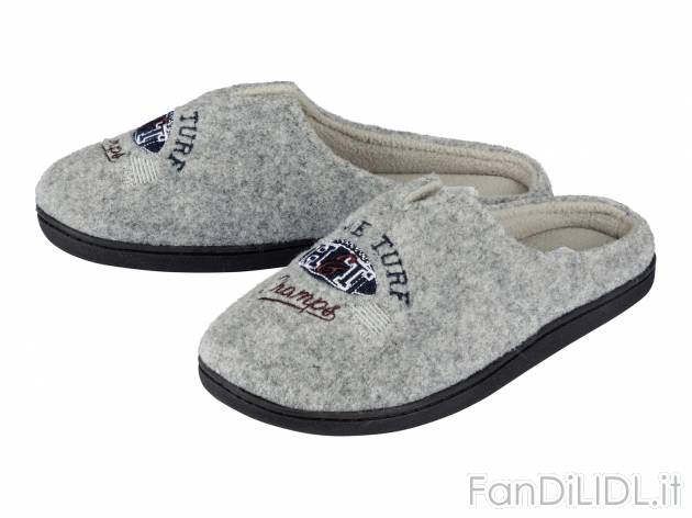 Pantofole da uomo Livergy, prezzo 4.99 € 
Misure: 40-45
Taglie disponibili

Caratteristiche

- ...