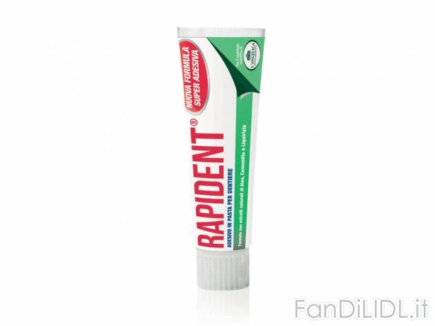 Adesivo in pasta per dentiere , prezzo 3,49 &#8364; per 40g conf., 1 KG,=87,25 ...