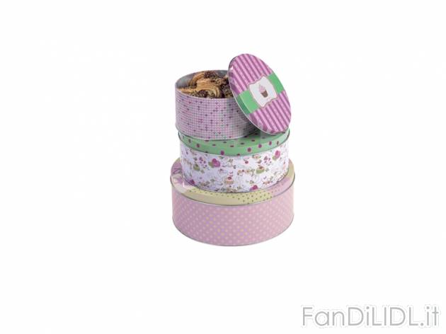 Set scatole per biscotti Melinera, prezzo 4,99 &#8364; per Alla confezione 
- ...