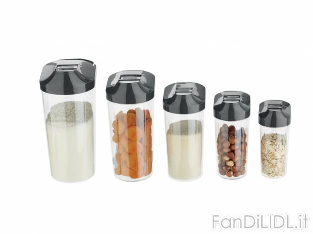 Set dosatori da cucina Ernesto, prezzo 4,99 &#8364; per Al set 
5 Pezzi: 
- ...