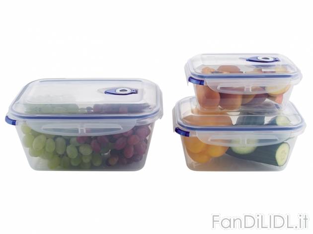 Set contenitori salvafreschezza Ernesto, prezzo 10,99 &#8364; per Al set 
- ...