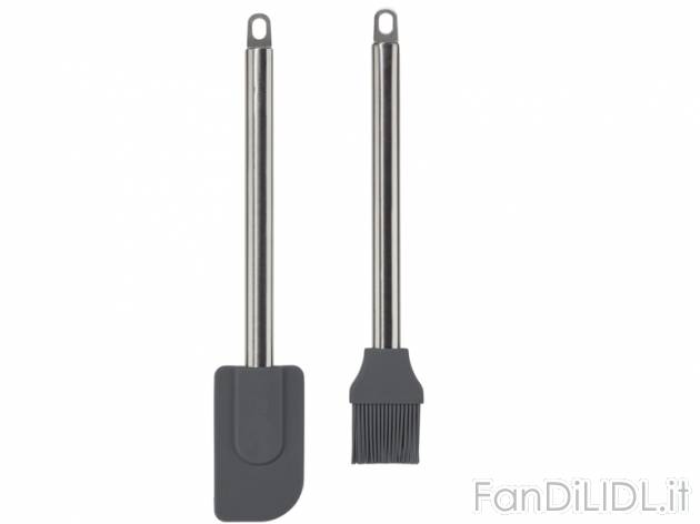Set spatola e pennello in silicone, 2 pezzi o minimattarello, 1 pezzo Ernesto, prezzo ...
