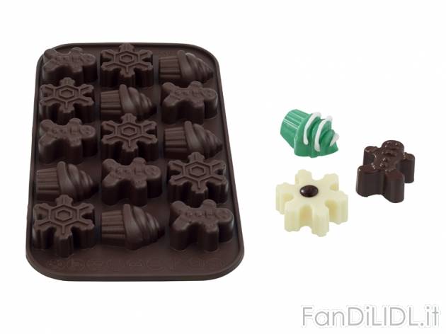Stampo in silicone per cioccolatini Ernesto, prezzo 2,49 &#8364; per Alla confezione ...