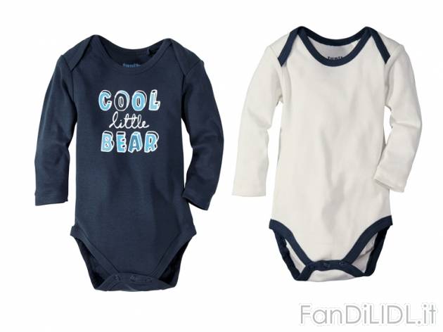 Body a manica lunga per neonati Lupilu, prezzo 5,99 &#8364; per Alla confezione ...
