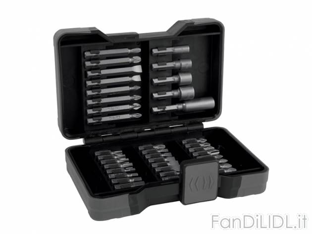 Set punte per trapano, 15 pezzi / Set bit, 37 pezzi Parkside, prezzo 6,99 &#8364; ...