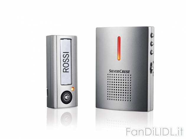 Campanello senza fili , prezzo 7,99 &#8364; per Alla confezione 
- Con 3 opzioni ...