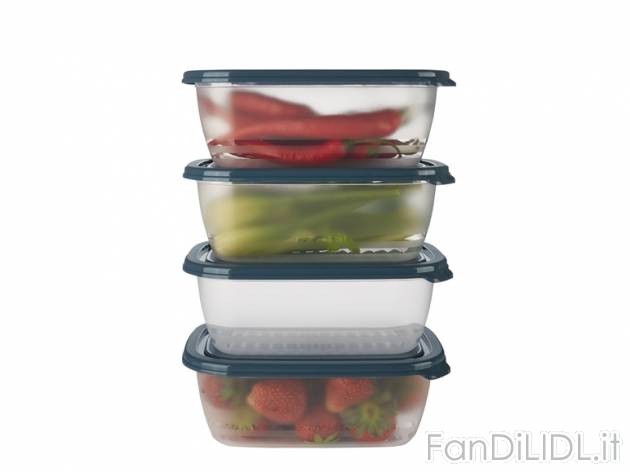 Set contenitori salvafreschezza Ernesto, prezzo 2,99 &#8364; per Al set 
- ...