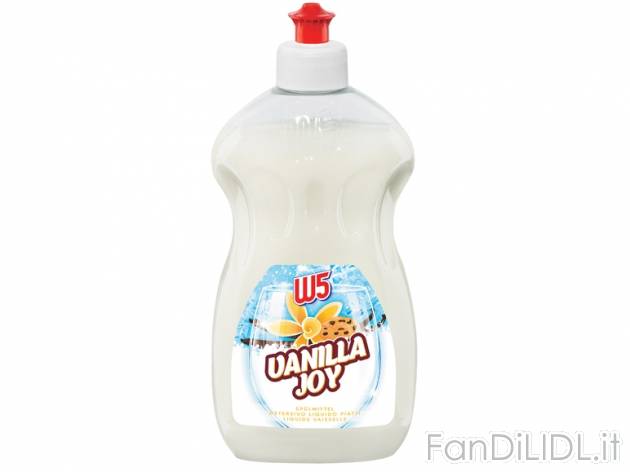 Detersivo liquido per piatti W5, prezzo 0,79 &#8364; per 500-ml, 1 l=1,58 € ...