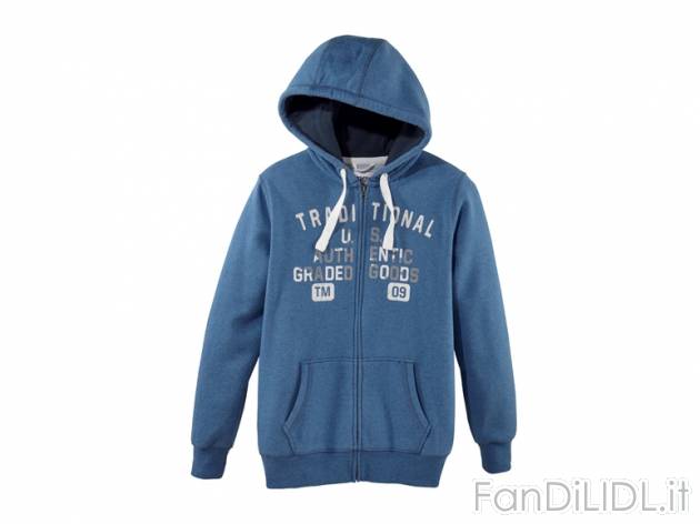 Felpa da uomo Livergy, prezzo 14,99 &#8364; per Alla confezione 
-      Misure: S-XXL