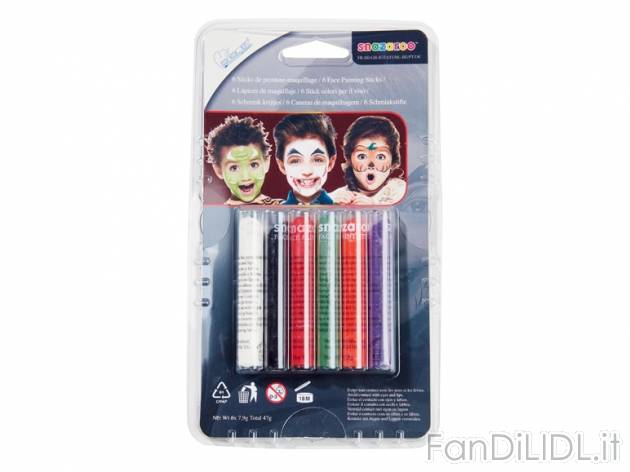 Matite o colori per il viso , prezzo 4,99 &#8364; per Alla confezione