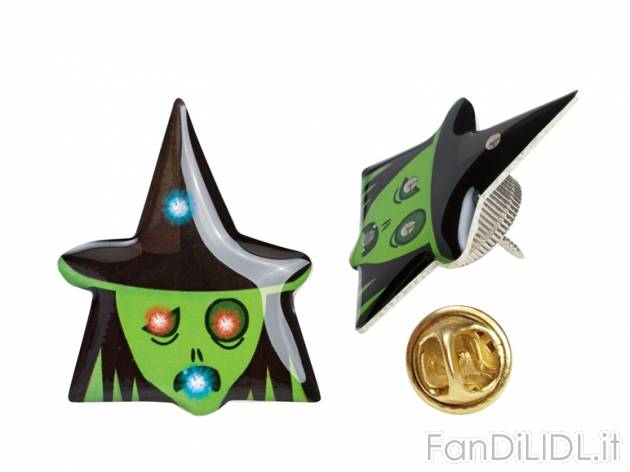 Spilla a LED per Halloween Melinera, prezzo 1,99 &#8364; per Alla confezione ...