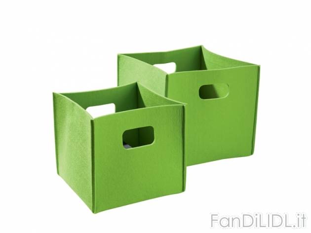 Cestino in feltro Melinera, prezzo 9,99 &#8364; per Alla confezione 
- Con pratiche ...