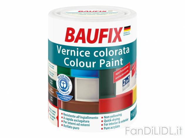 Vernice colorata o bianca , prezzo 4.99 &#8364; per Alla confezione 
- Per ...