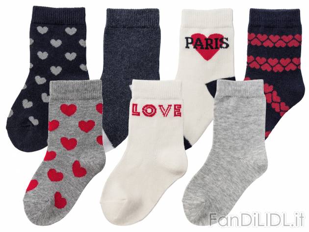 Calze da bambina Lupilu, prezzo 4.99 &#8364; 
7 paia - Misure: 19-34
Taglie ...