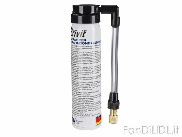 Gonfia e ripara pneumatici spray per bici , prezzo 2.49 &#8364; per Alla confezione ...