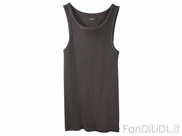 Canotta da uomo Livergy, prezzo 3,99 &#8364; per Alla confezione 
-      Misure: M-XL