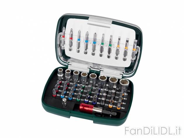 Set bit Parkside, prezzo 14,99 &#8364; per Al set 
- In pratica custodia 
- ...