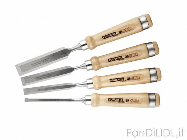 Set scalpelli Powerfix, prezzo 8,99 &#8364; per Al set 
- Lame in acciaio al ...