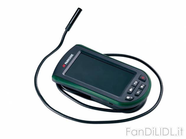 Telecamera endoscopica con display Parkside, prezzo 49.00 &#8364; 
- La microtelecamera ...