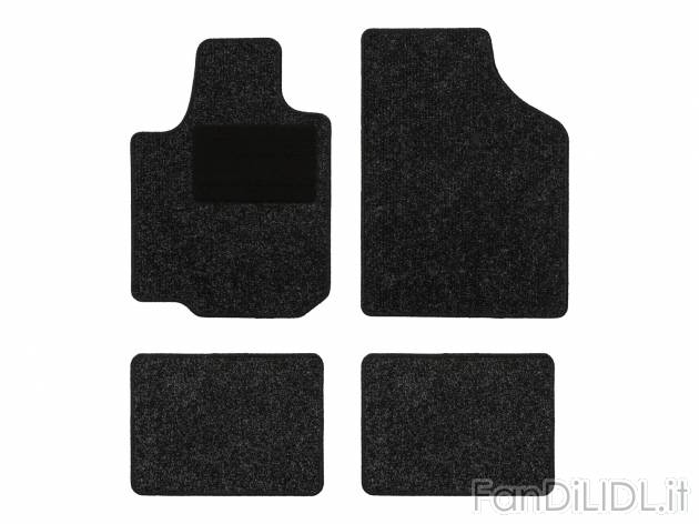 Set tappetini per auto Ultimate Speed, prezzo 5.99 &#8364; 
4 pezzi 
- Tappetino ...