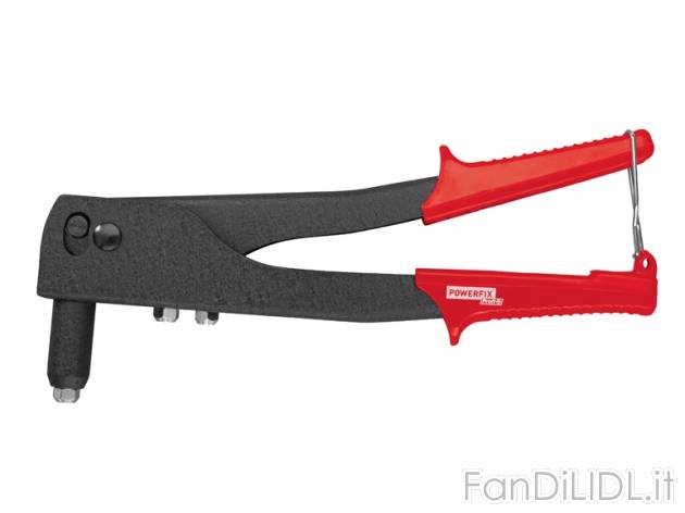Set rivettatrice Powerfix, prezzo 7,99 &#8364; per Al set 
Set composto da: ...
