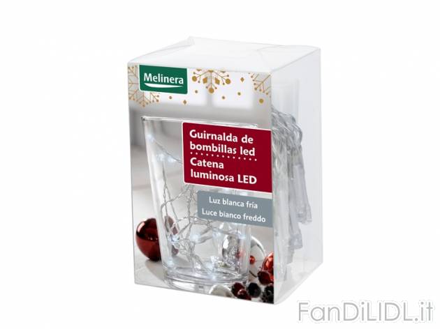 Catena luminosa LED per interni Melinera, prezzo 2,99 &#8364; per Alla confezione ...