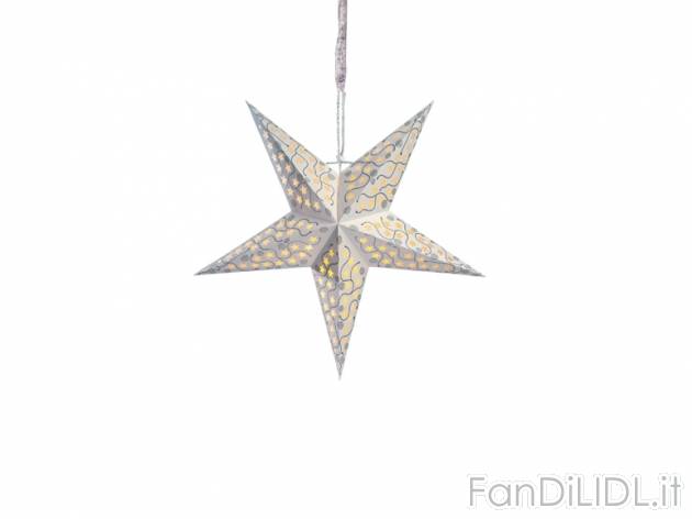 Stella luminosa LED Melinera, prezzo 5,99 &#8364; per Alla confezione 
- In ...