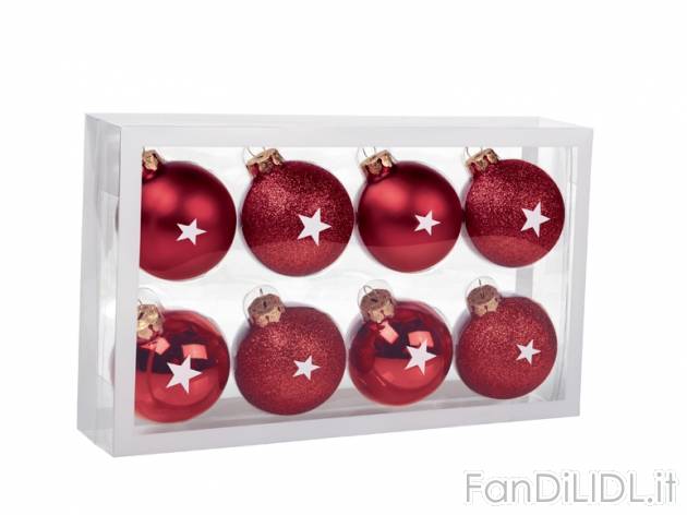 Addobbi natalizi in vetro Melinera, prezzo 2,99 &#8364; per Alla confezione ...