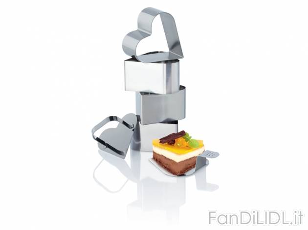 Set stampi per antipasti e dessert Ernesto, prezzo 6,99 &#8364; per Al set 
- ...