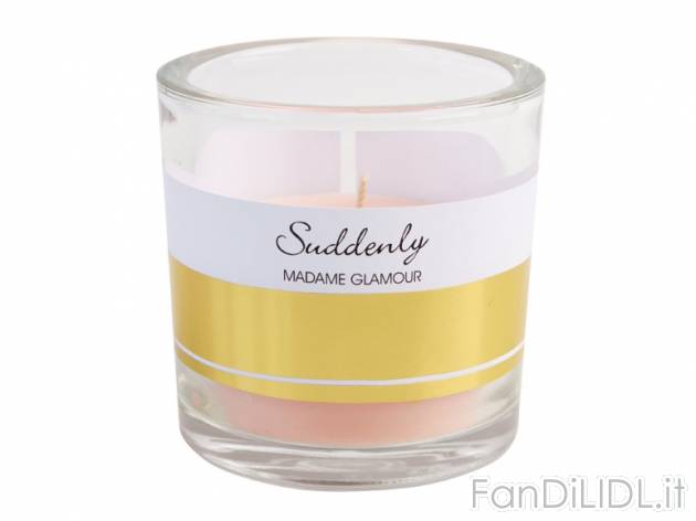 Candela profumata in bicchiere , prezzo 2,99 &#8364; per 1-pezzo-confezione ...